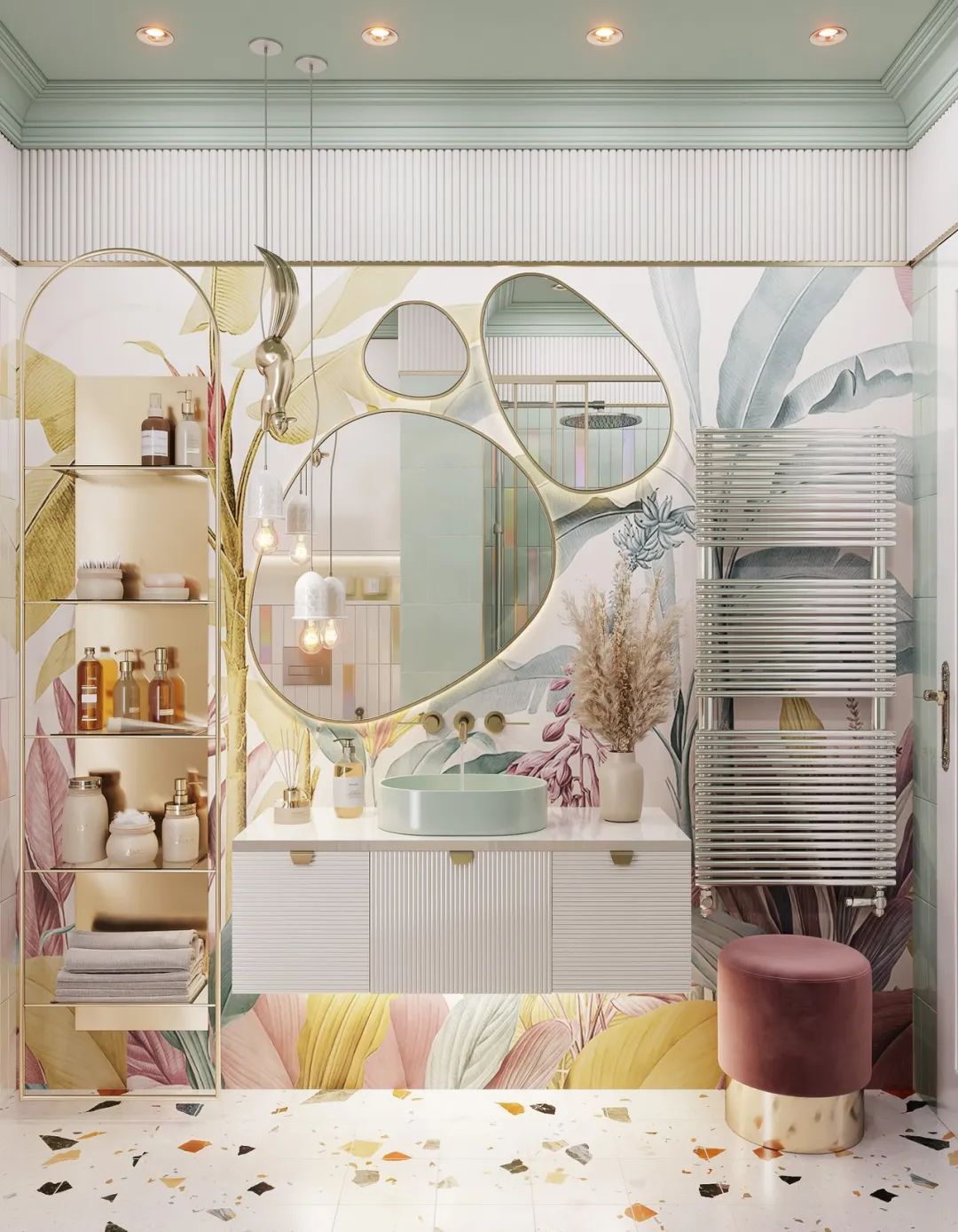 现代轻奢风的居住空间-68