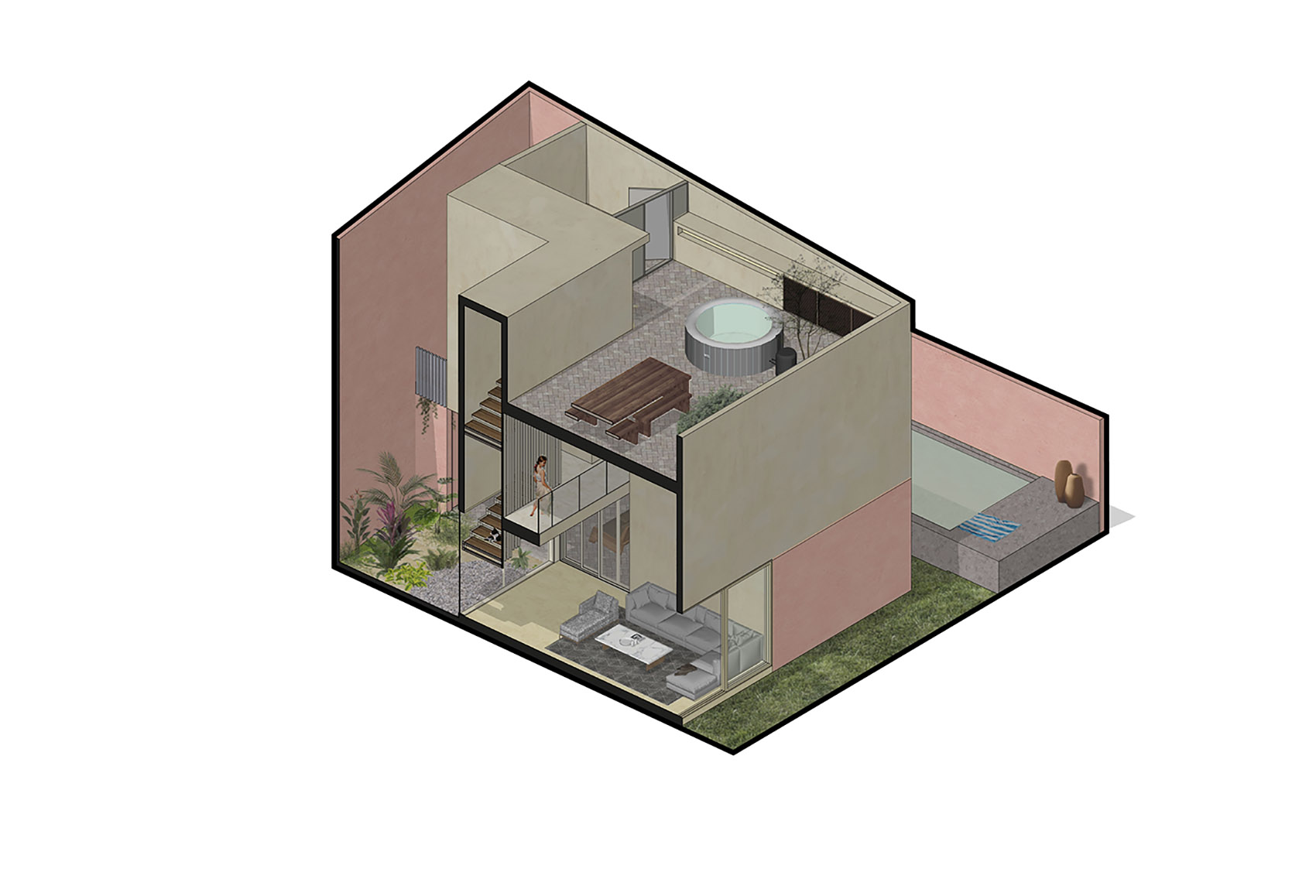 循环再利用的墨西哥Banderas住宅丨Rea Architectural Studio-57