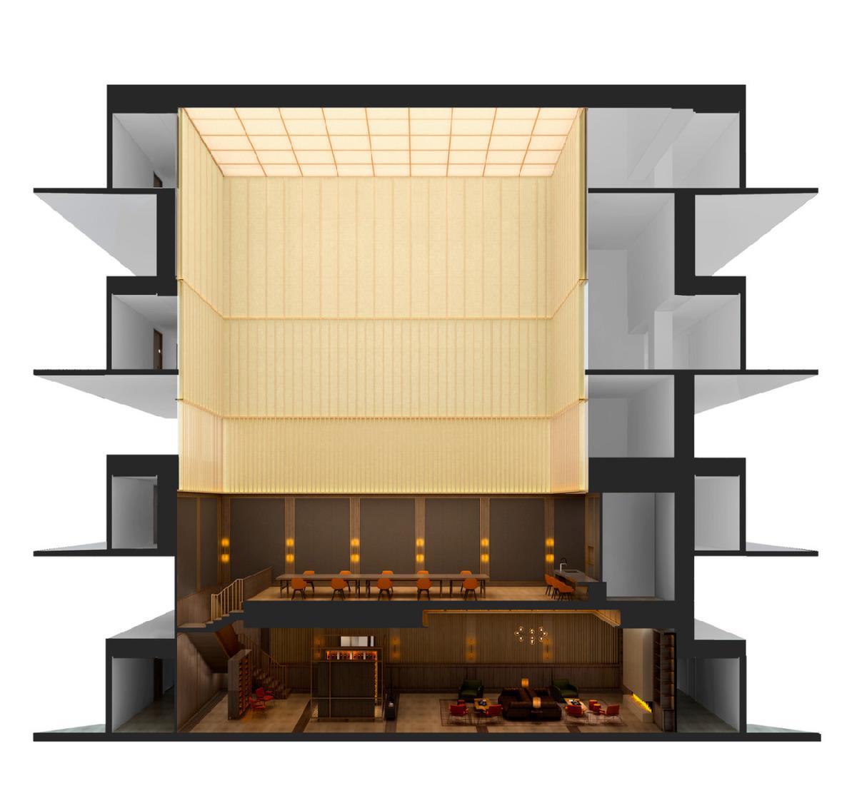 七个小房子 · 高层青年公寓共享中庭改造设计丨柒合（北京）建筑设计有限公司-80