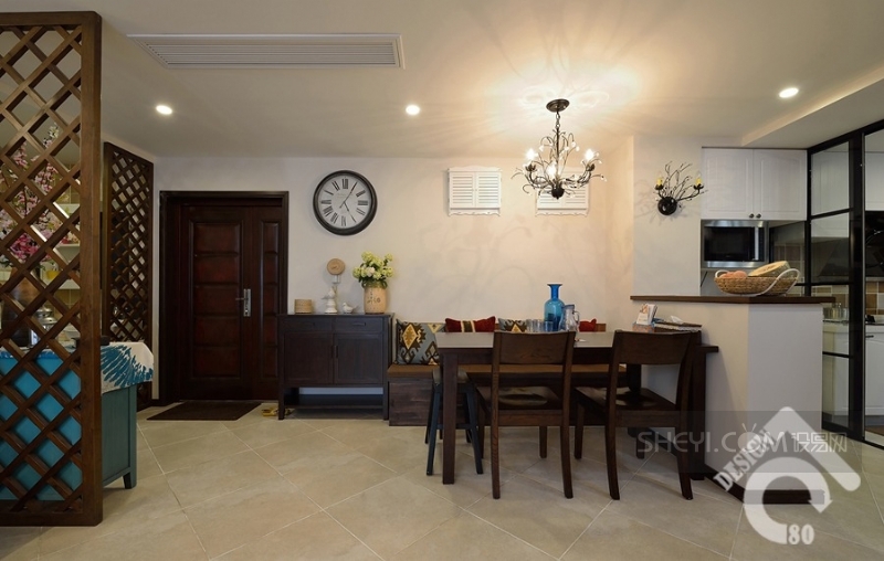 八零年代设计——100平混搭风格公寓-17