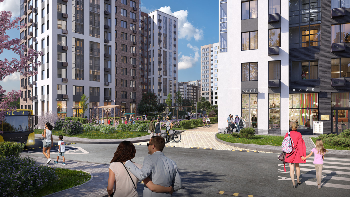 新莫斯科住宅区的西班牙风情丨俄罗斯莫斯科丨Gork Studio-24