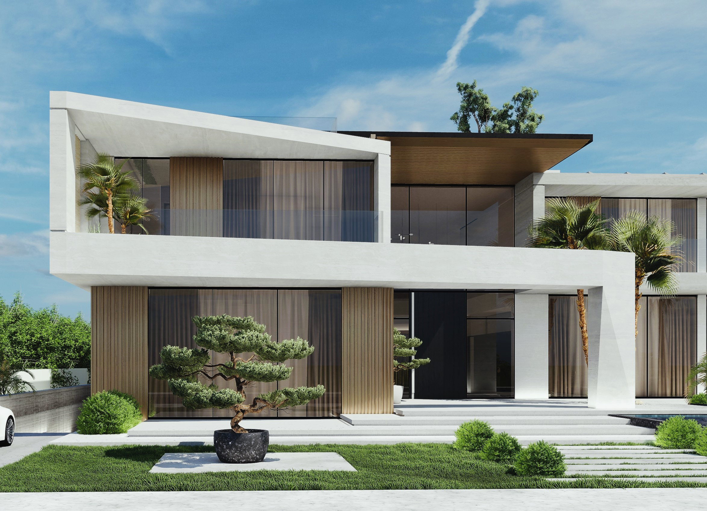 V2 HG 别墅外景观设计丨阿联酋迪拜丨Eleven Plus 装饰设计工作室-4