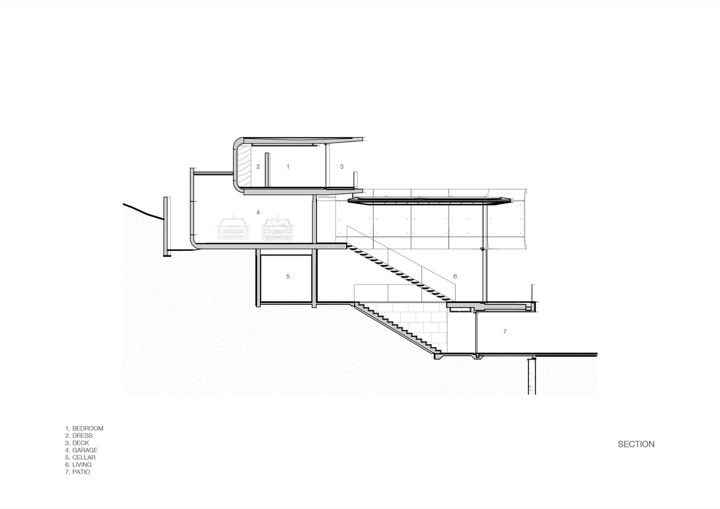 新西兰岩石海岬上的混凝土住宅(New Zealand Hekerua Bay Bay House)-30