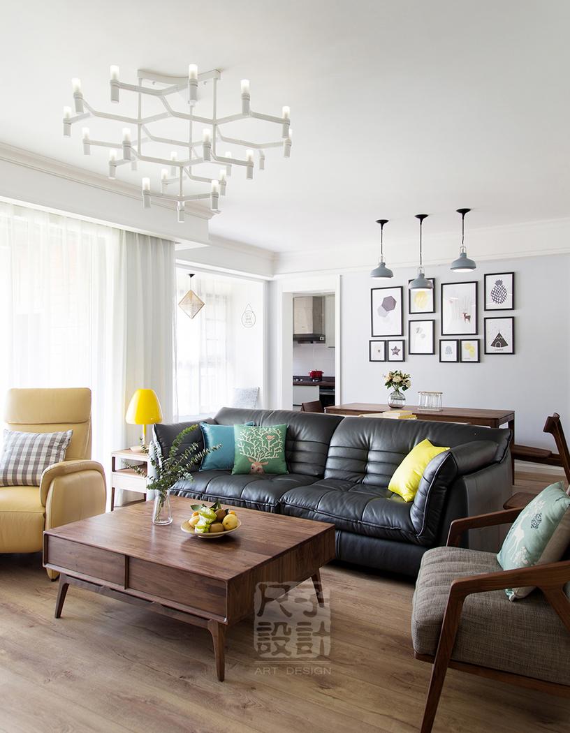 北欧风阳光宅,原木色家具营造舒适氛围-2