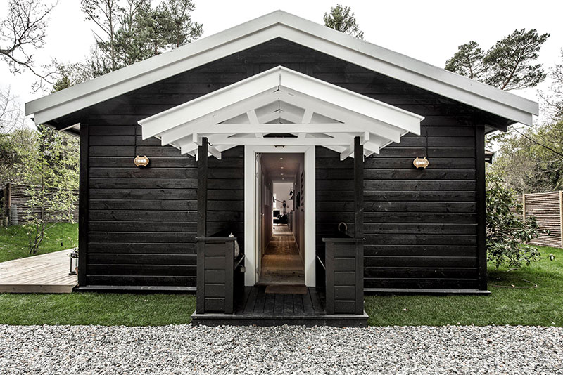 丹麦森林中的完美周末小屋-8