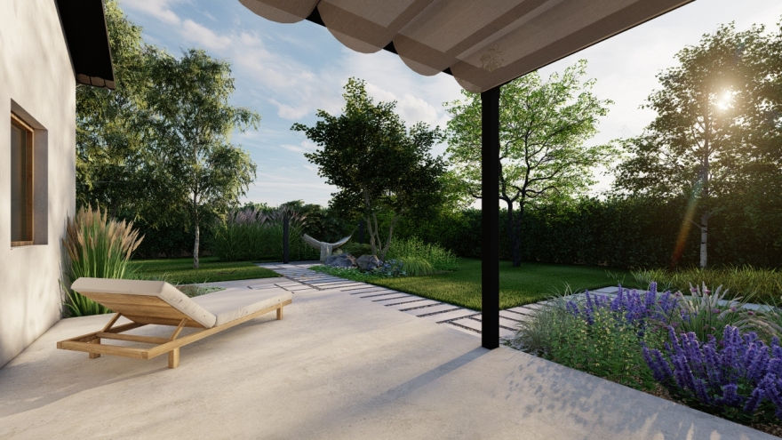 Geometric garden(带草坪的几何花园)丨波兰莱格尼察-7