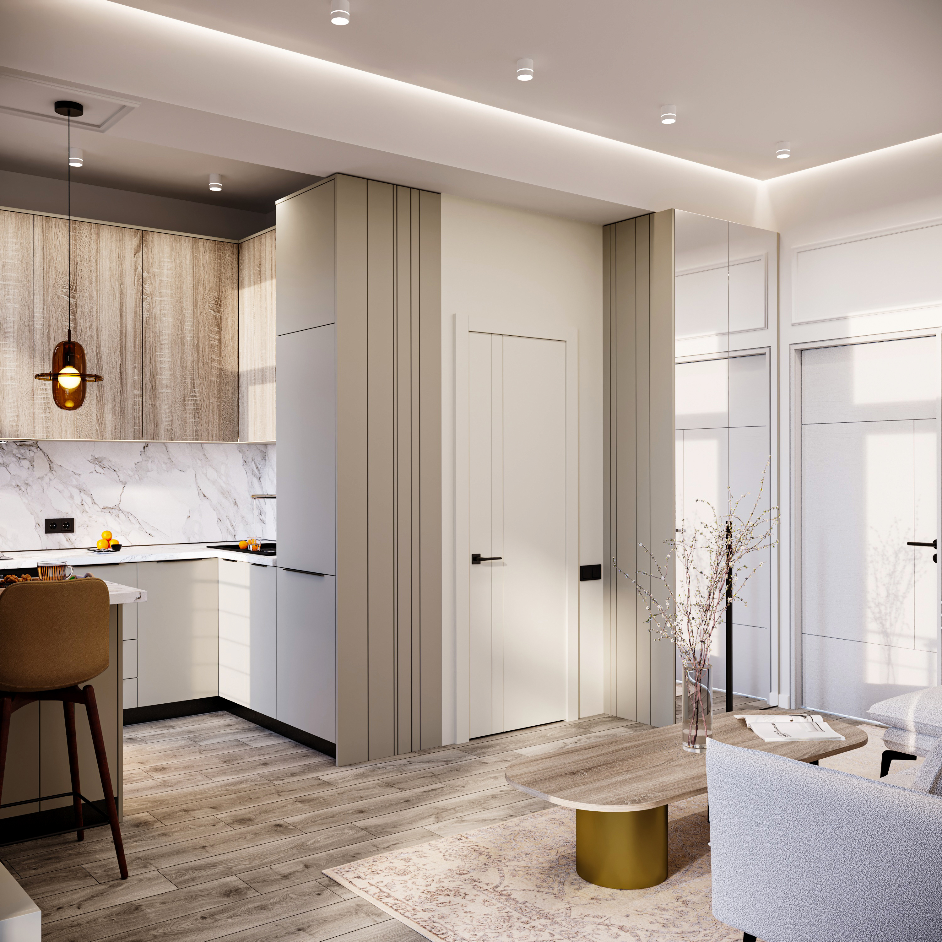 Studio apartment 24 sq.m design-2