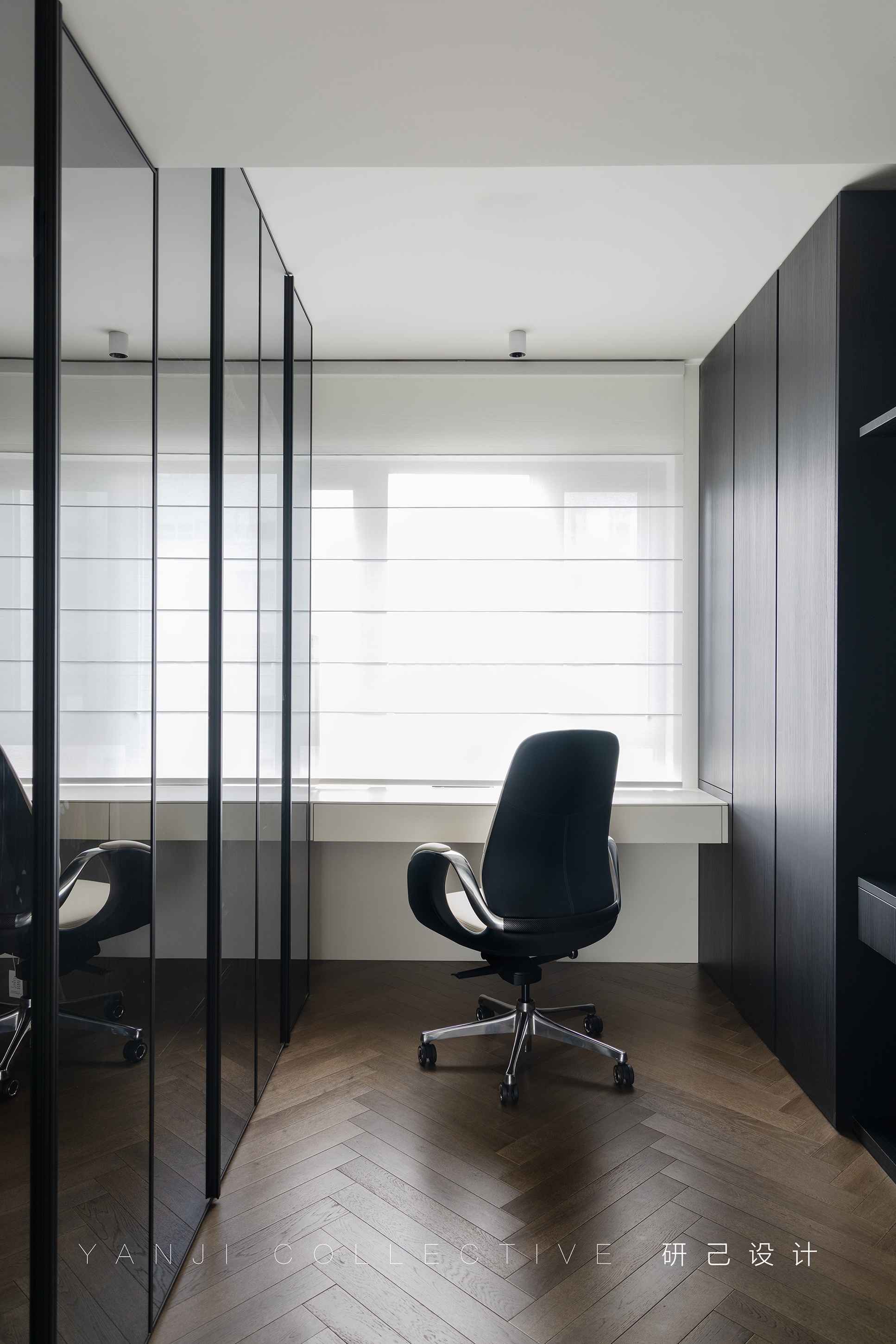 研己实景·142平精装修改造蓝调新家丨中国北京丨研己设计-34