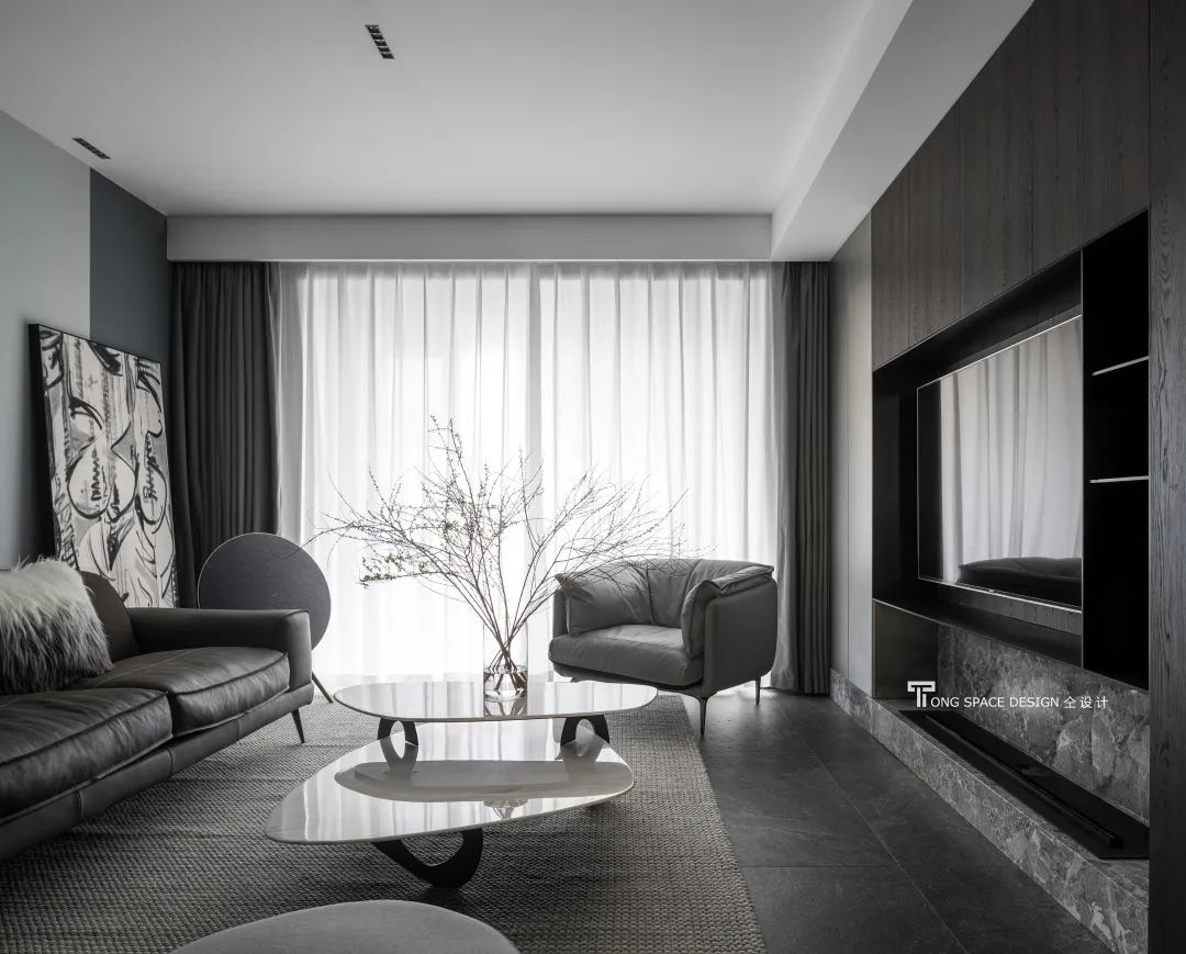 夜曲 · 现代极简诗意空间,舞动人生的精彩丨仝设计-12