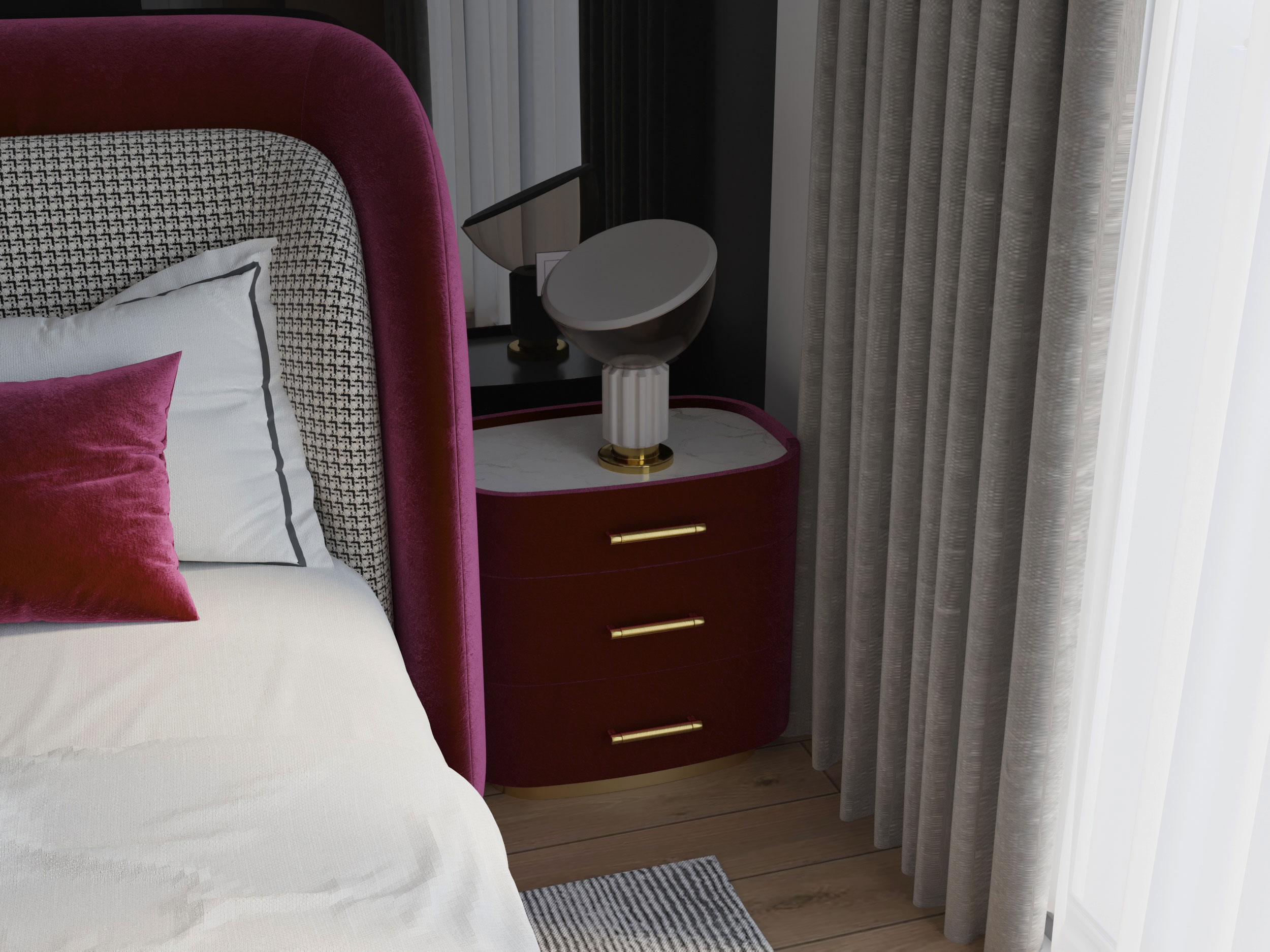 新古典主义卧室设计丨Abdelrahman ayman-9