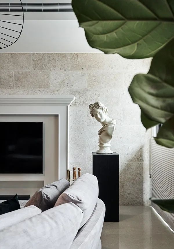 咖啡色调的佛系复式楼设计丨大树装饰-11