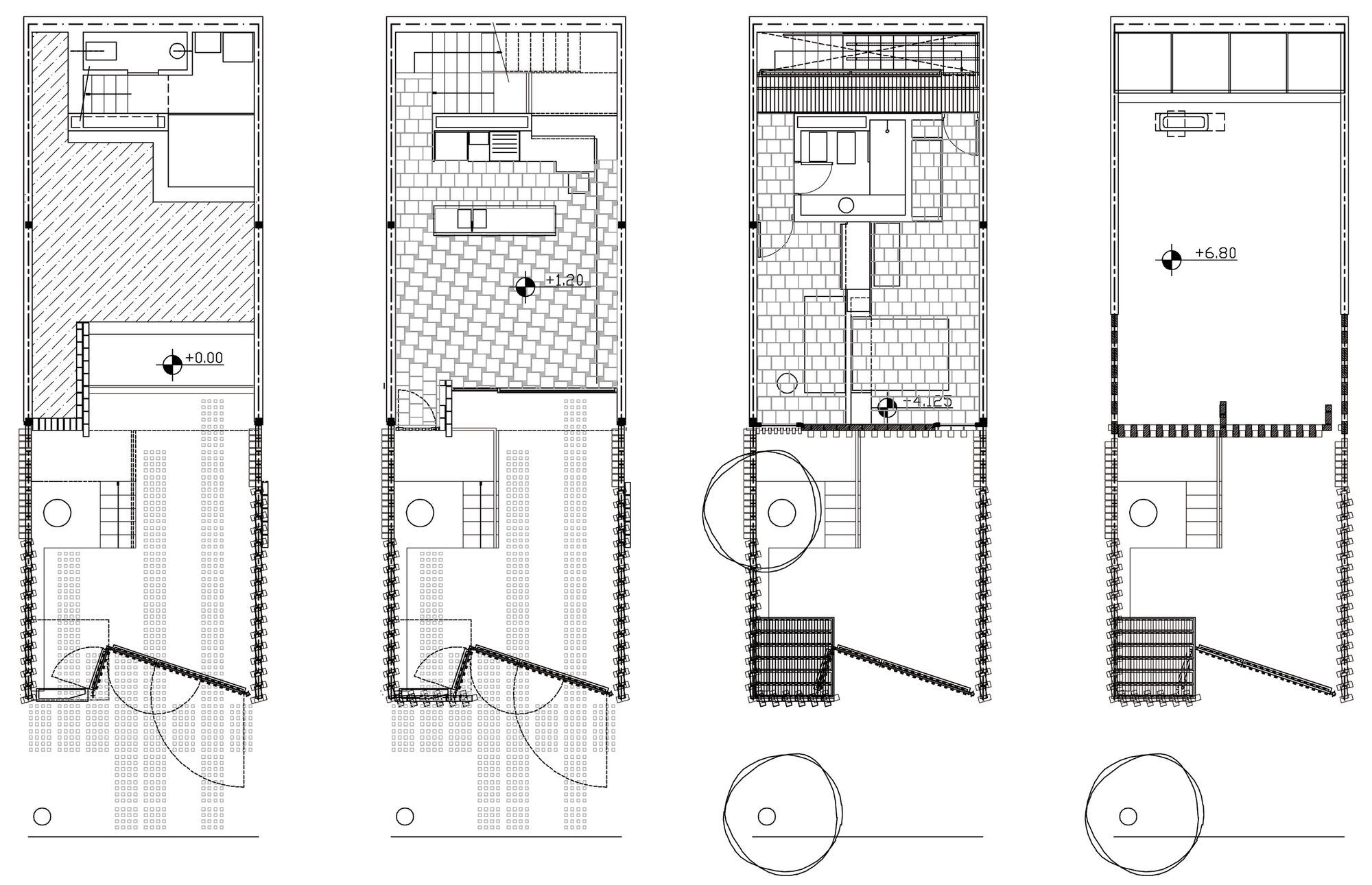 4 栋带前院的住宅丨阿根廷-28