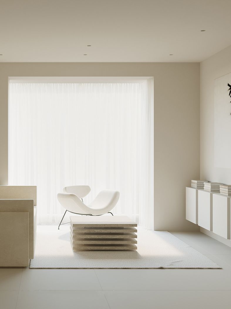 120㎡ 纯净极简的家-4