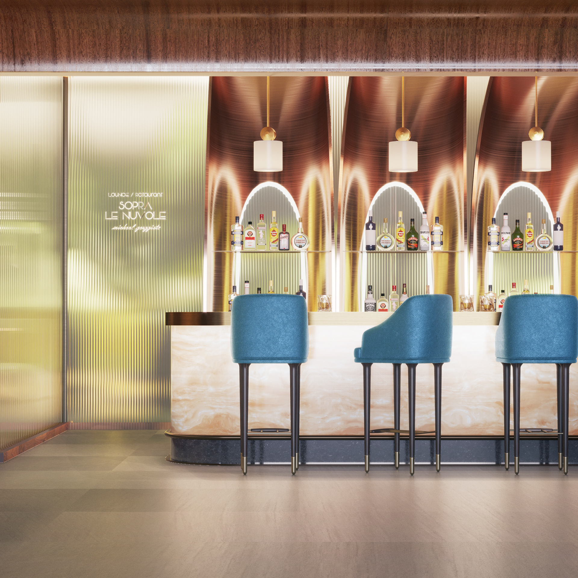 Sopra Le Nuvole 餐厅,酒吧丨阿联酋迪拜丨CAI DESIGN STUDIO-12