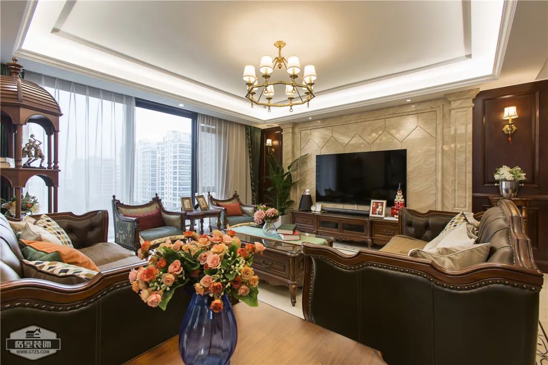 美式风情演绎,打造休闲浪漫生活空间丨格堂装饰-6