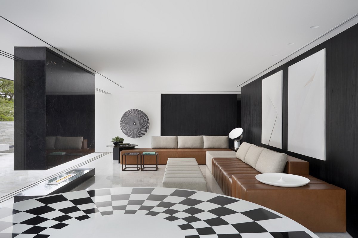 圣保罗 V2 House | 巴西大理石与乌木的时尚碰撞-4