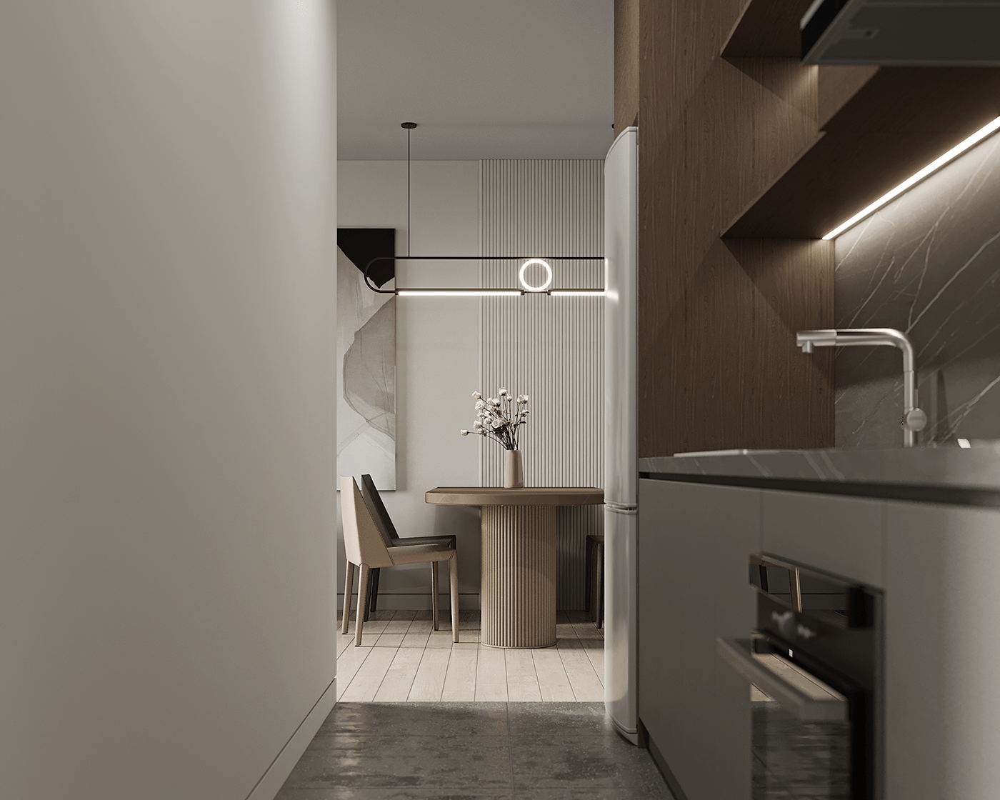 中性色系公寓设计 超精致！-9