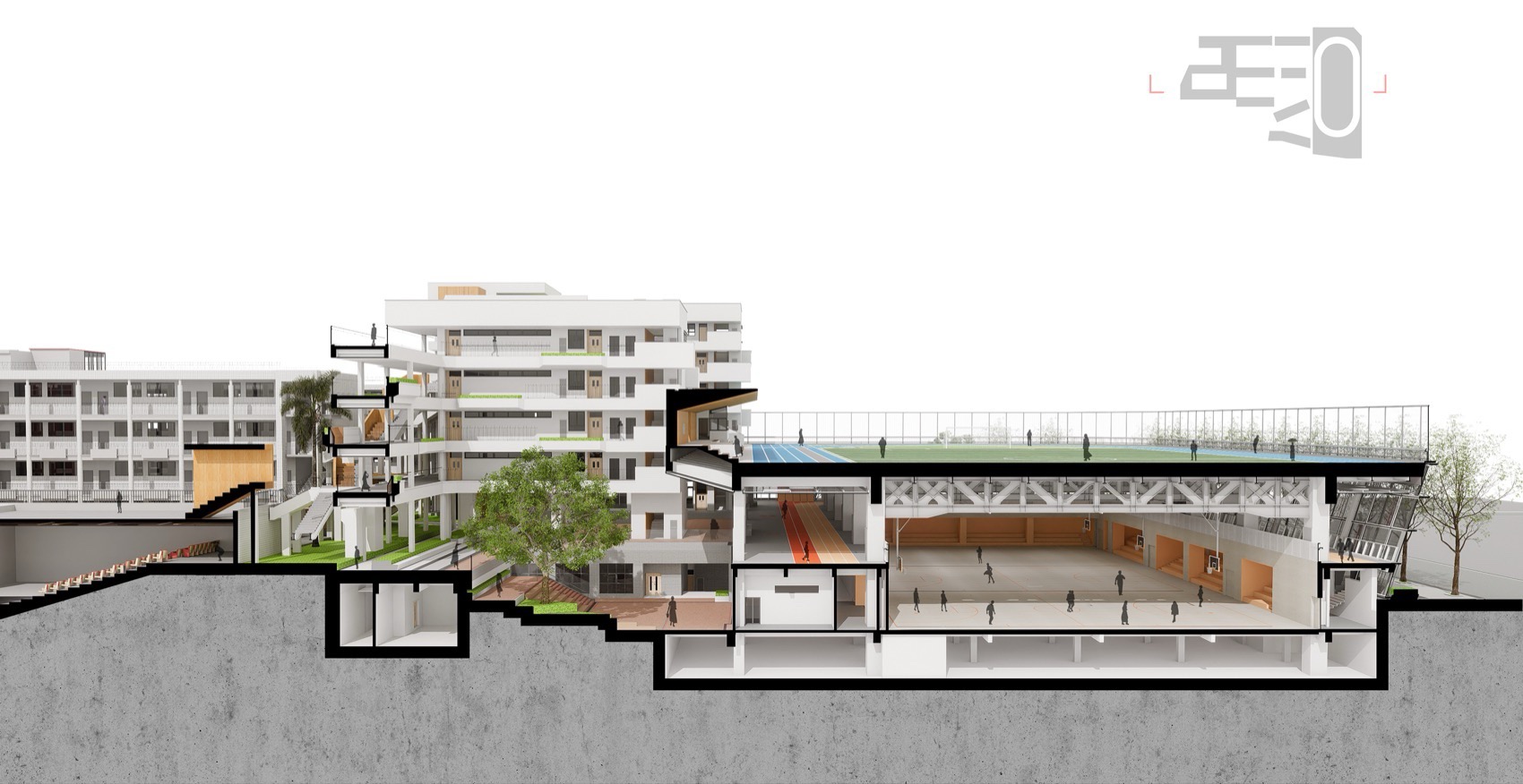 红岭中学石厦校区改扩建丨中国深圳丨土木石建筑设计事务所等多家单位-163