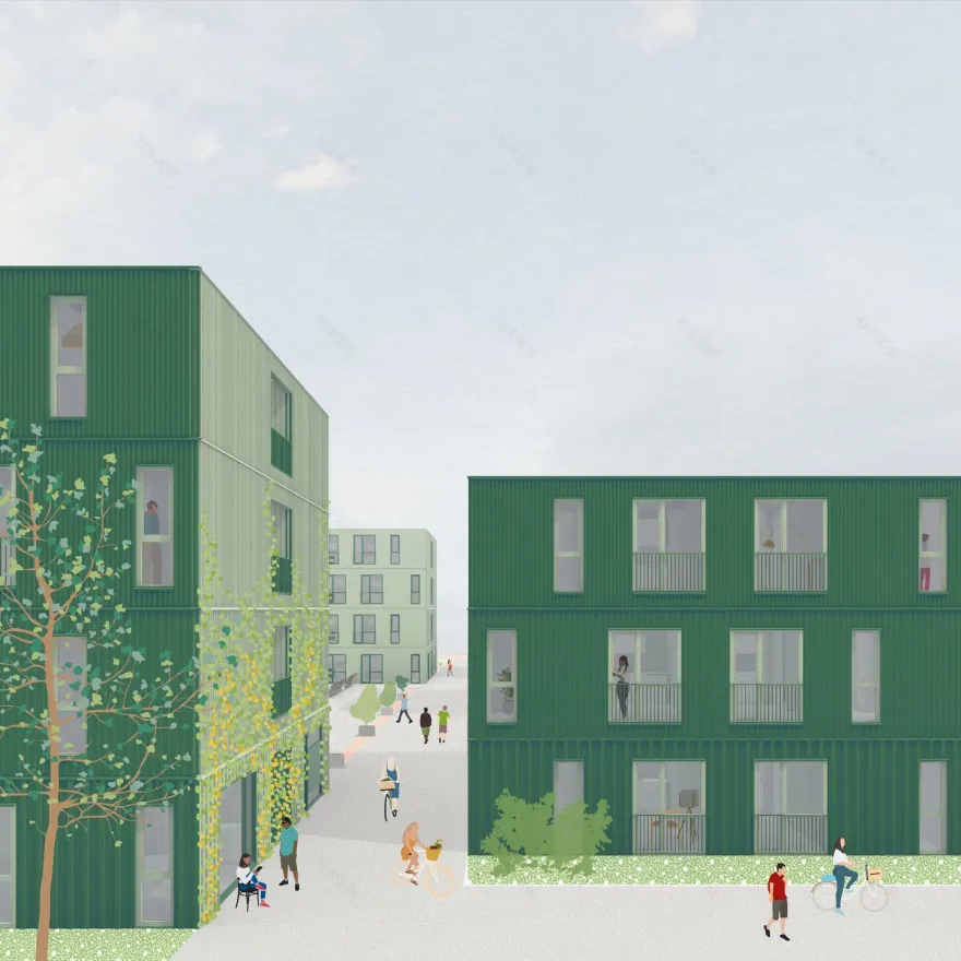 211 套临时公寓和公共空间设计丨荷兰阿尔梅勒丨Studio Selva-11