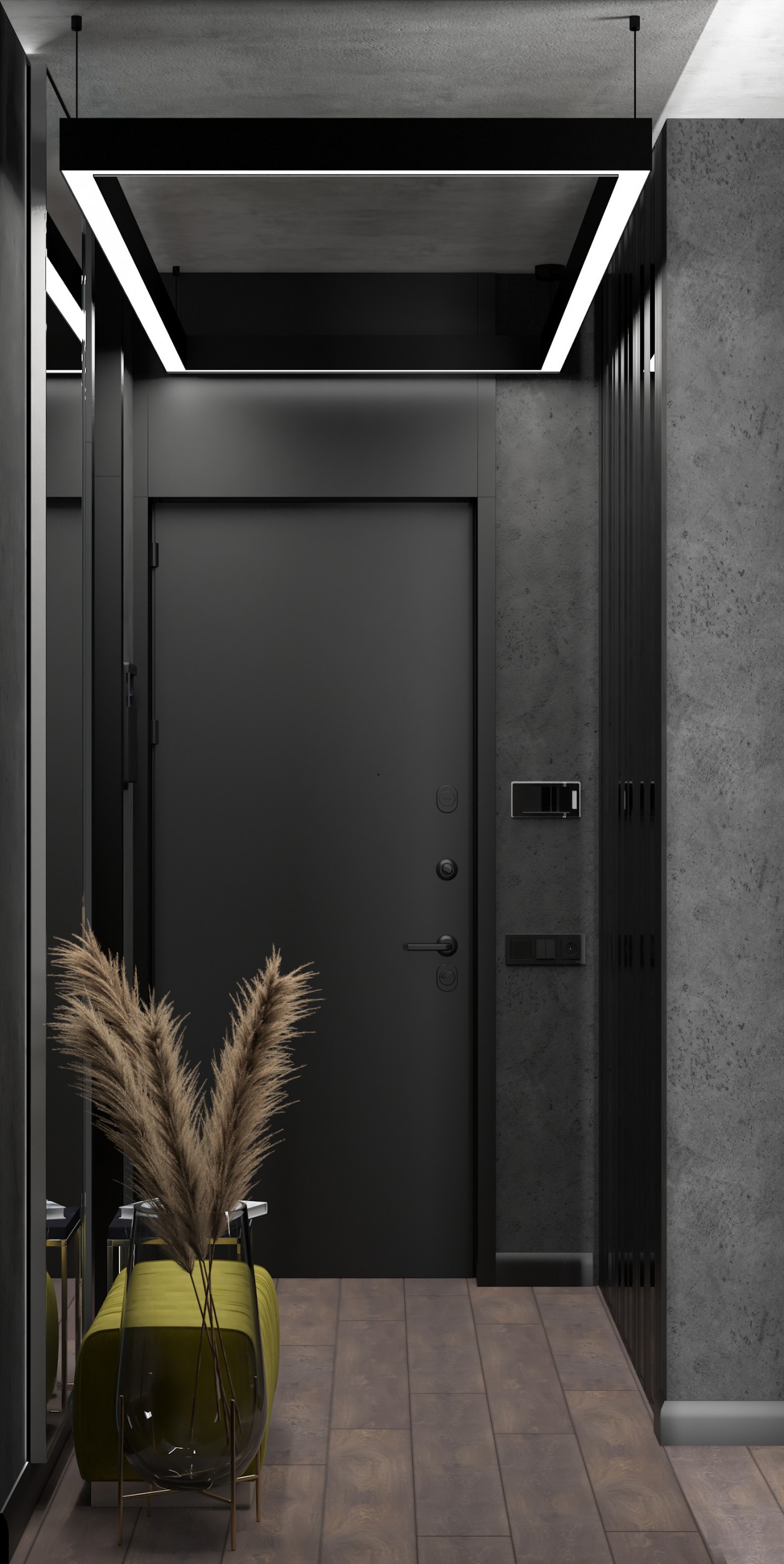 高级黑+亮黄色 沉稳中带有一丝活泼-2