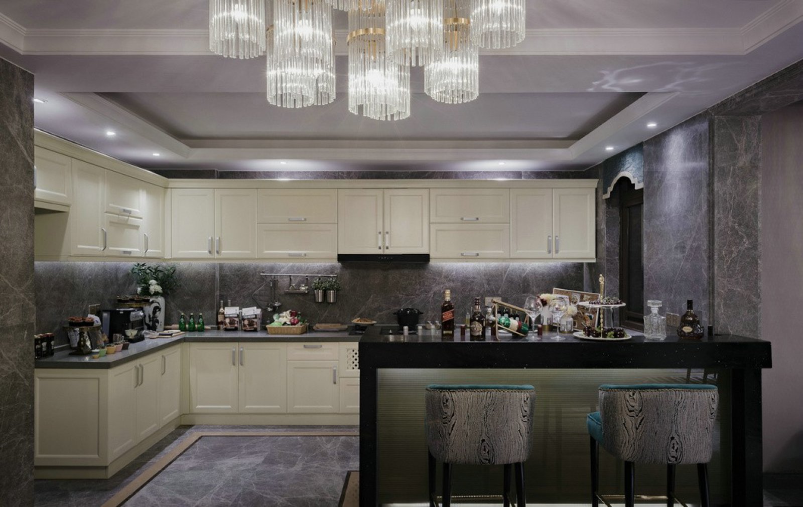 350m²重庆融创金开融府别墅样板间  于计设计-17