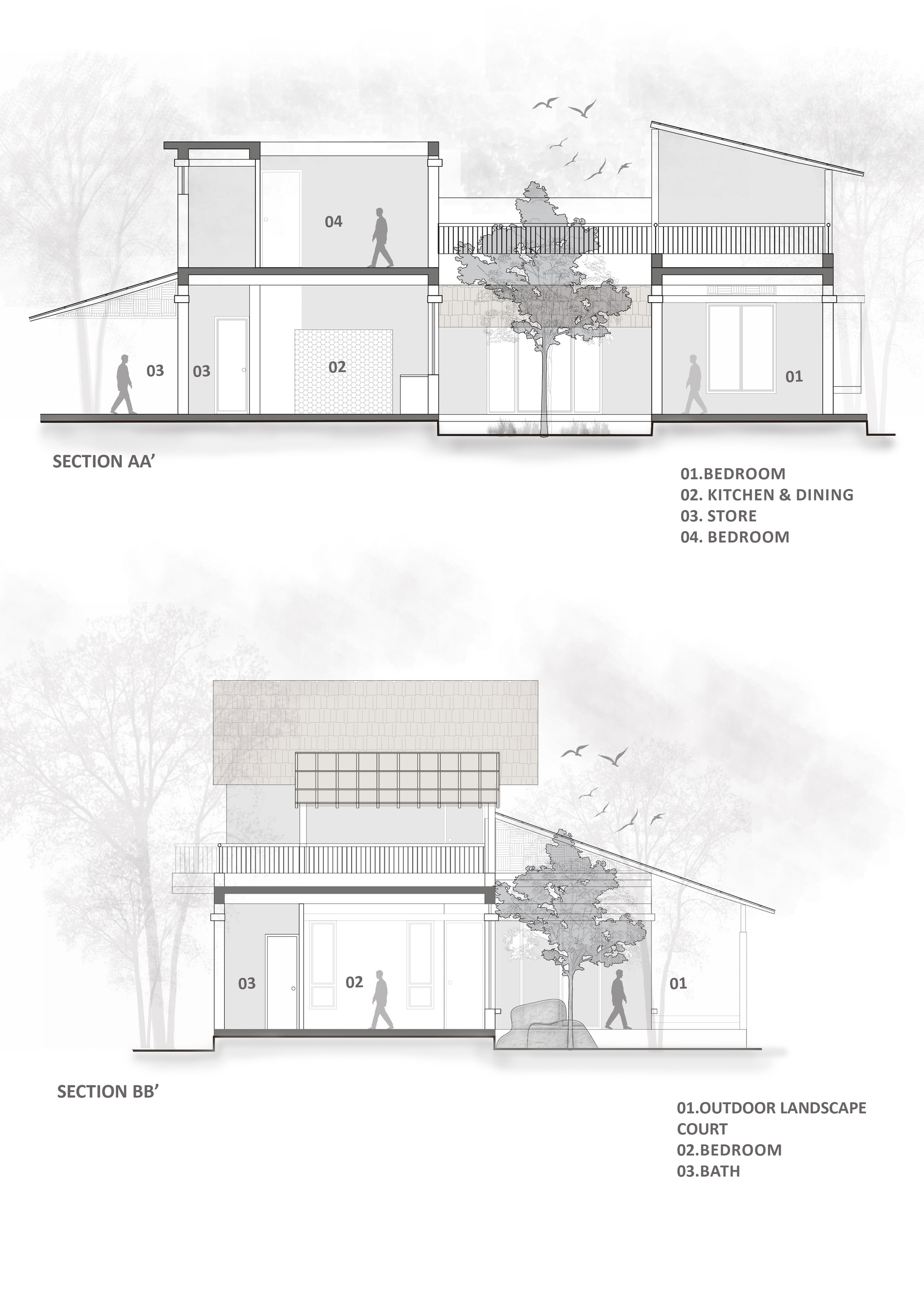 博尔德之家丨印度丨HabitArt Architecture Studio-23