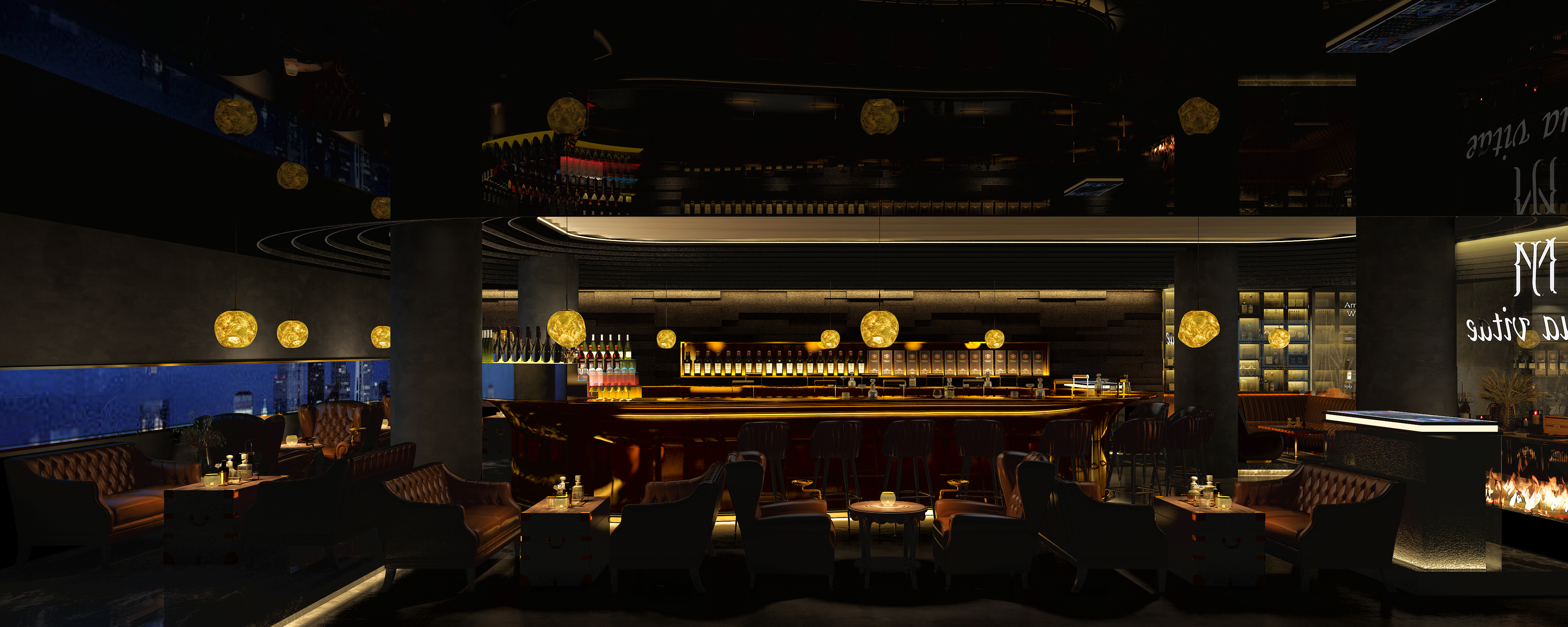 company Bar 魔金威士忌酒吧设计丨中国河北丨六器设计-11