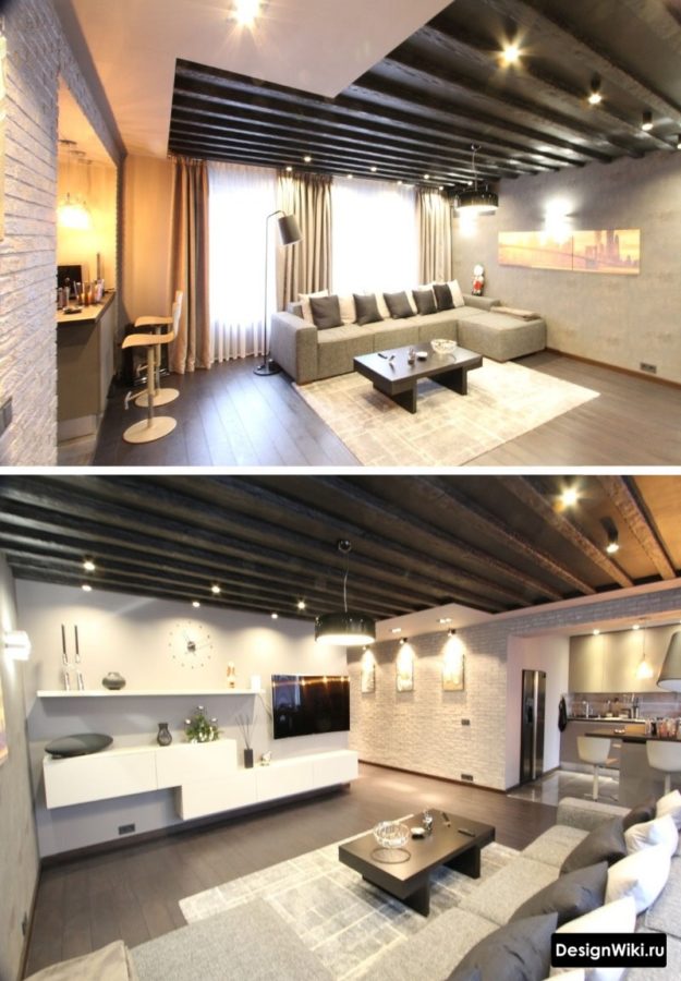 厨房与客厅一体化设计案例-50