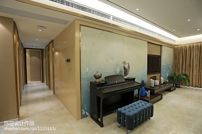 卓越浅水湾160平米别墅豪宅装修项目丨饰空设计-19