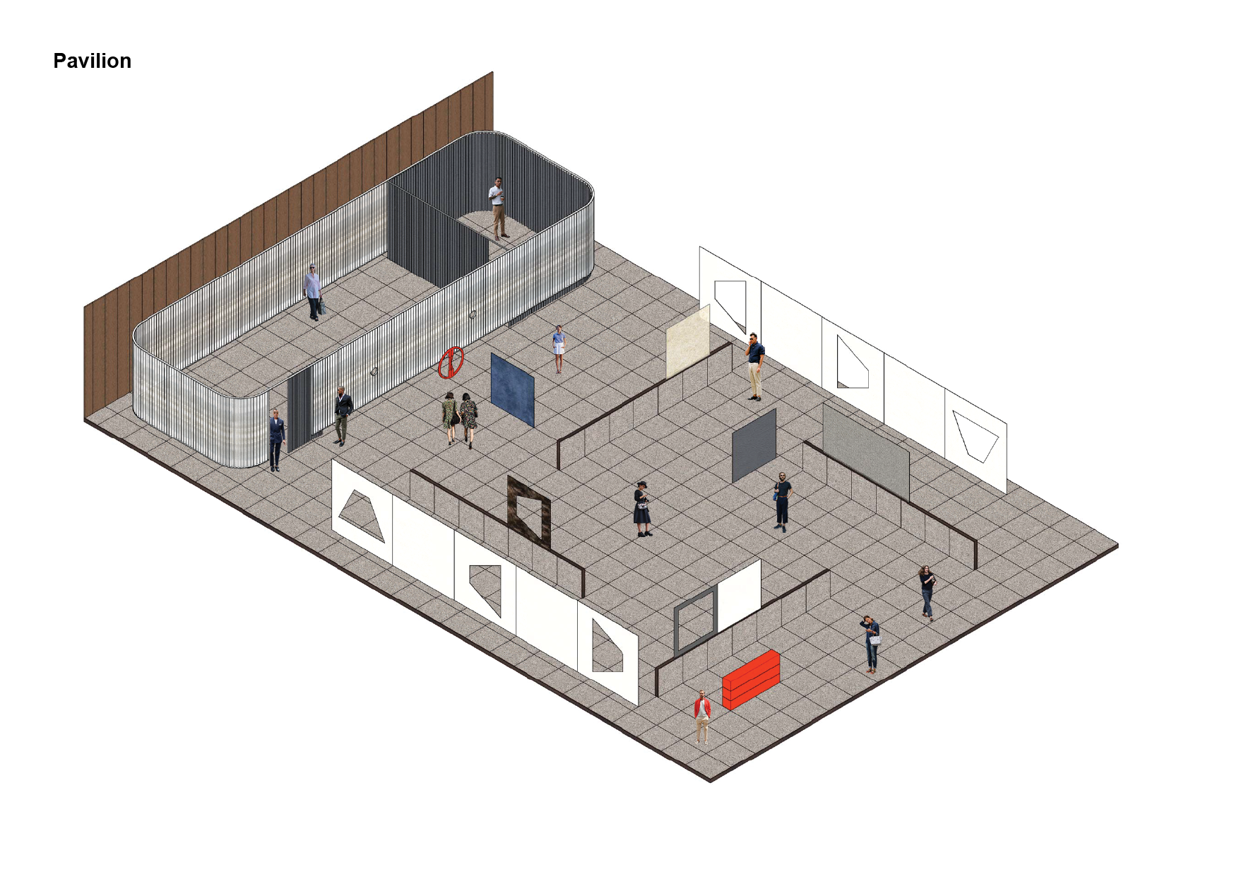 2018 米兰 Knoll 展馆 | 致敬布兰库西，模块化吊顶的现代演绎-11