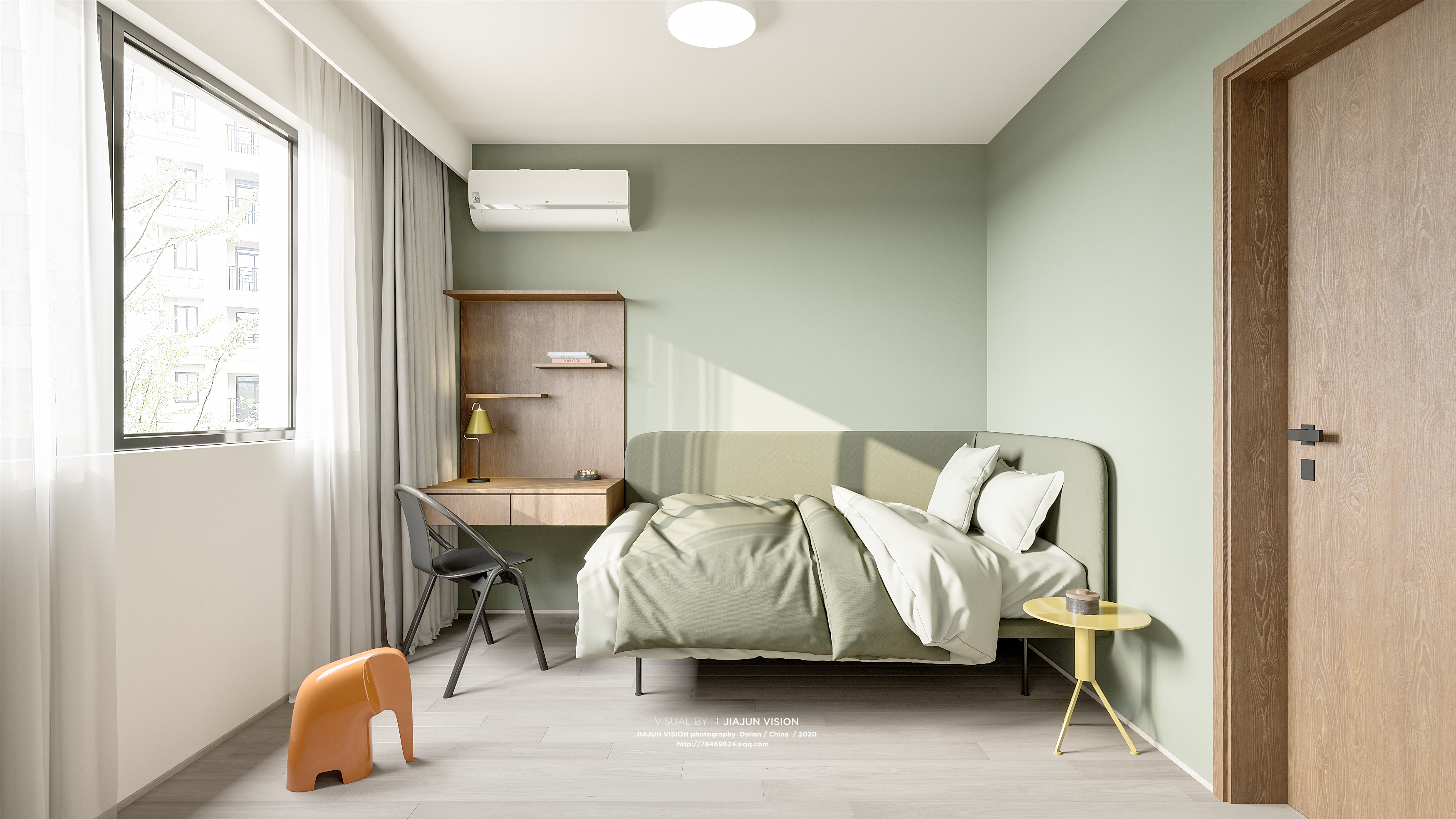 两套现代北欧风格效果图-5