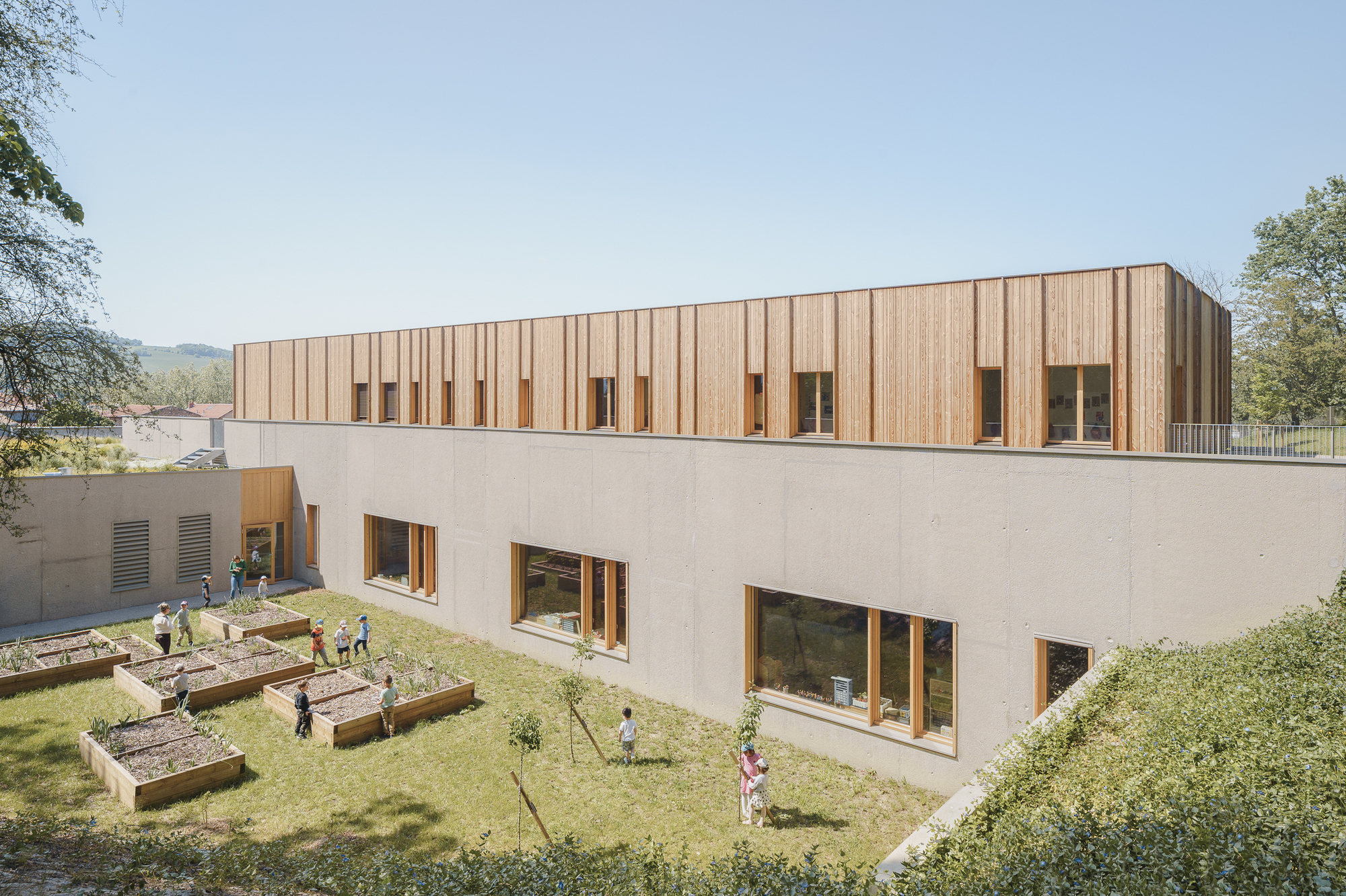 La Croze 学校丨法国丨rue royale architectes-20