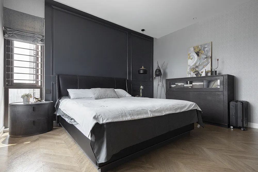 黑白法式浪漫,打造江景房的洄游流动感-47