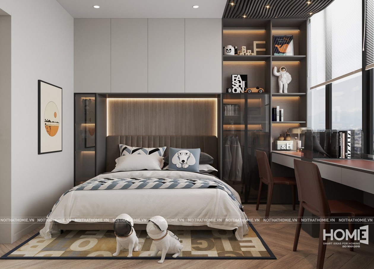 现代暖色系空间设计-17