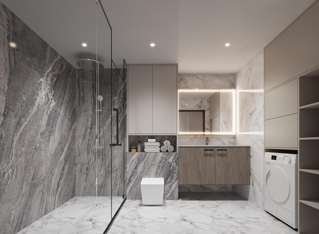 现代轻奢复式住宅设计-7