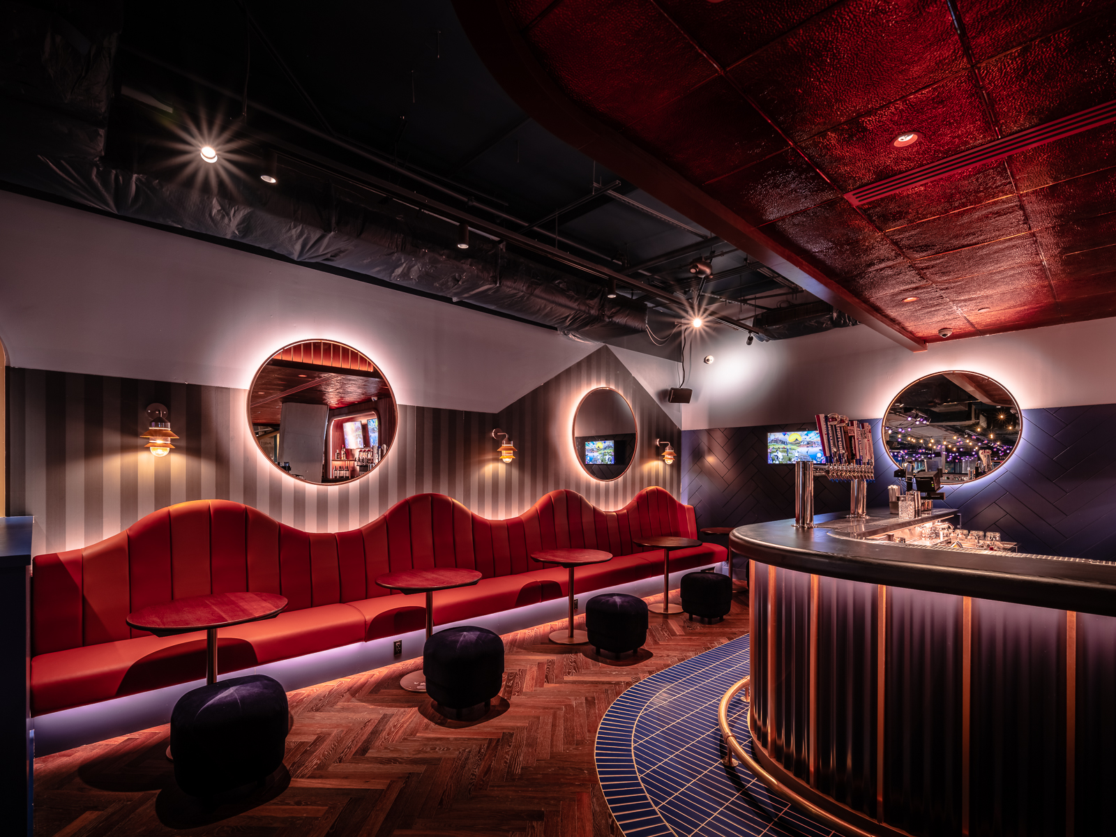 Swingers Navy Yard丨美国华盛顿丨Zachary Pulman Design Studio-12