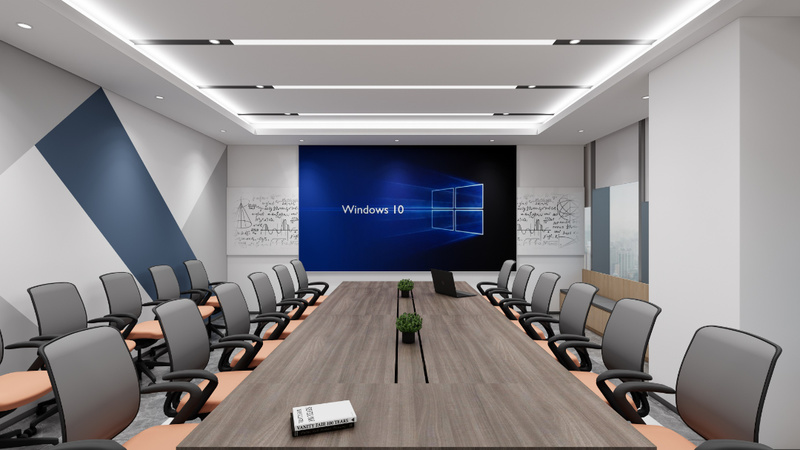 鑫景源科技现代简约办公空间设计-8