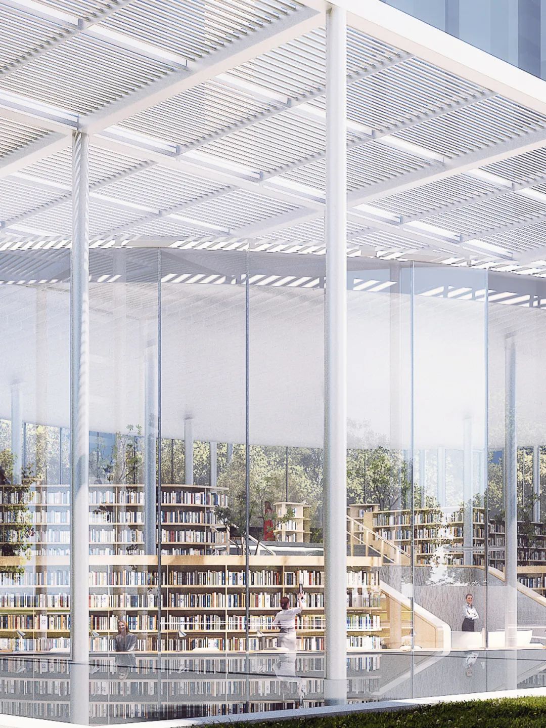 云幔书屋 · 透明与自然的完美交融丨中国安康丨UUA建筑师事务所-12