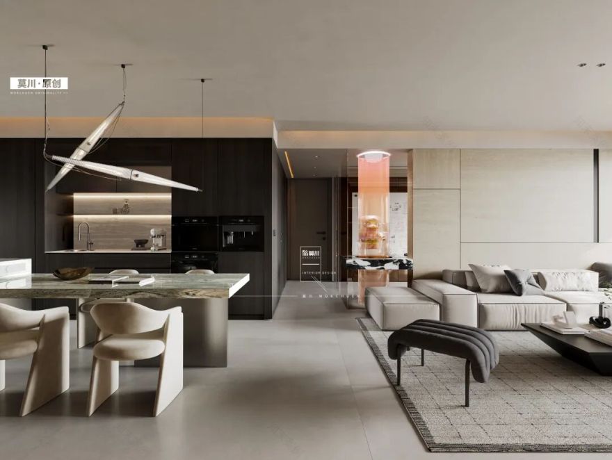 【莫川作品】深圳龙岗168㎡意式风格的家-104