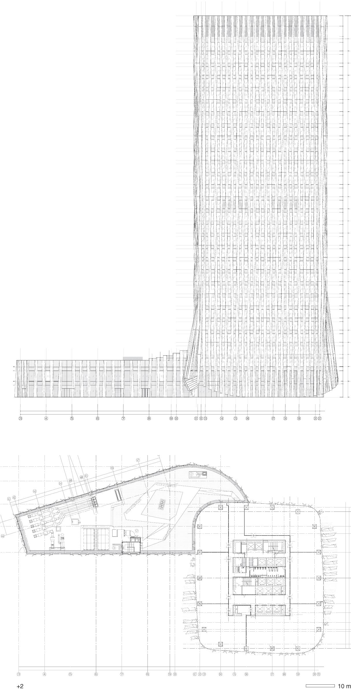 上海虹口 Soho 大厦 | 铝制网格打造的动态办公楼-12