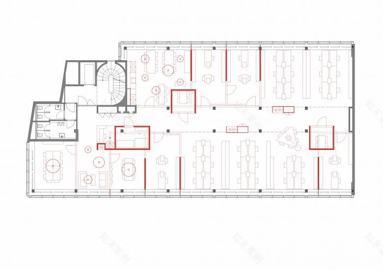 Züst Gübeli Gambetti丨Mieterausbau Büroetage Bellerivestrasse丨瑞士-16