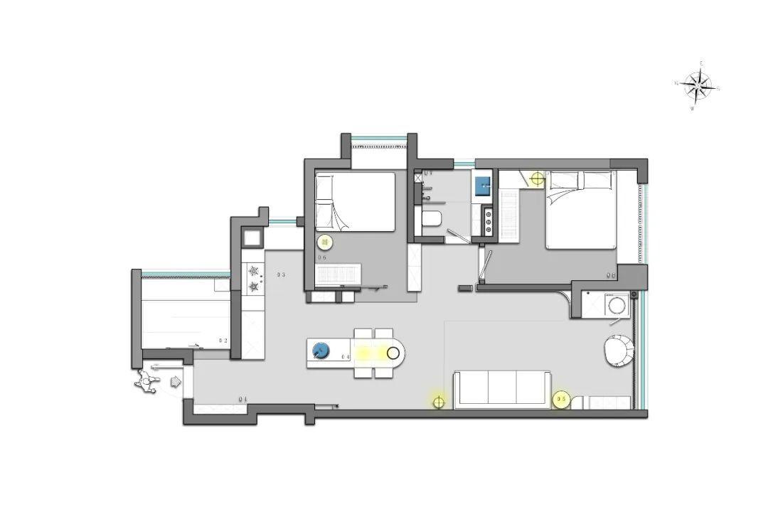 休憩闲巢 · 和煦暖宅的现代设计魅力-51