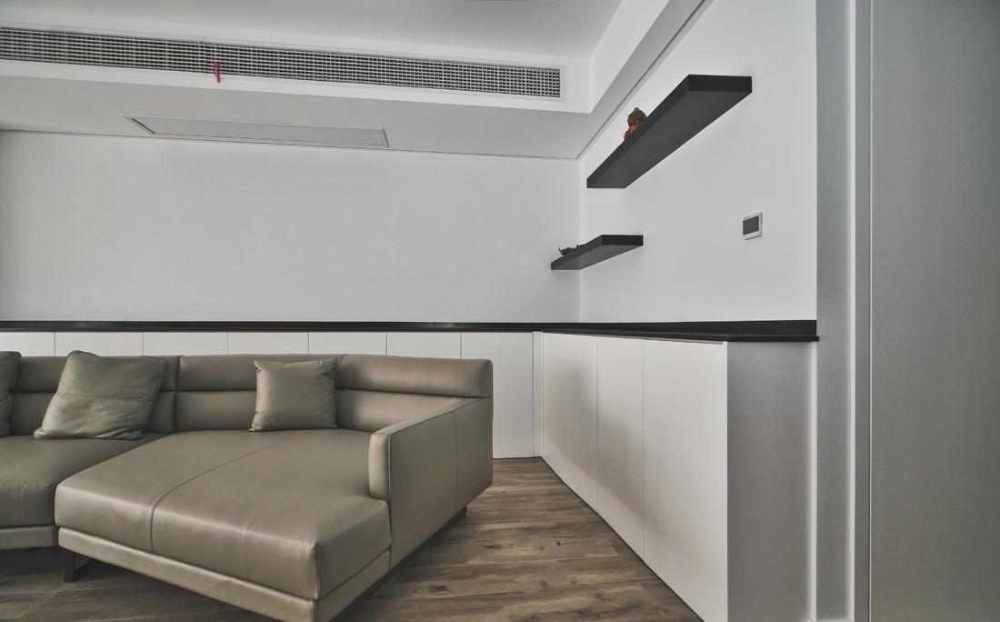 245㎡现代简约大平层,藏蓝美式卫浴柜成焦点-32