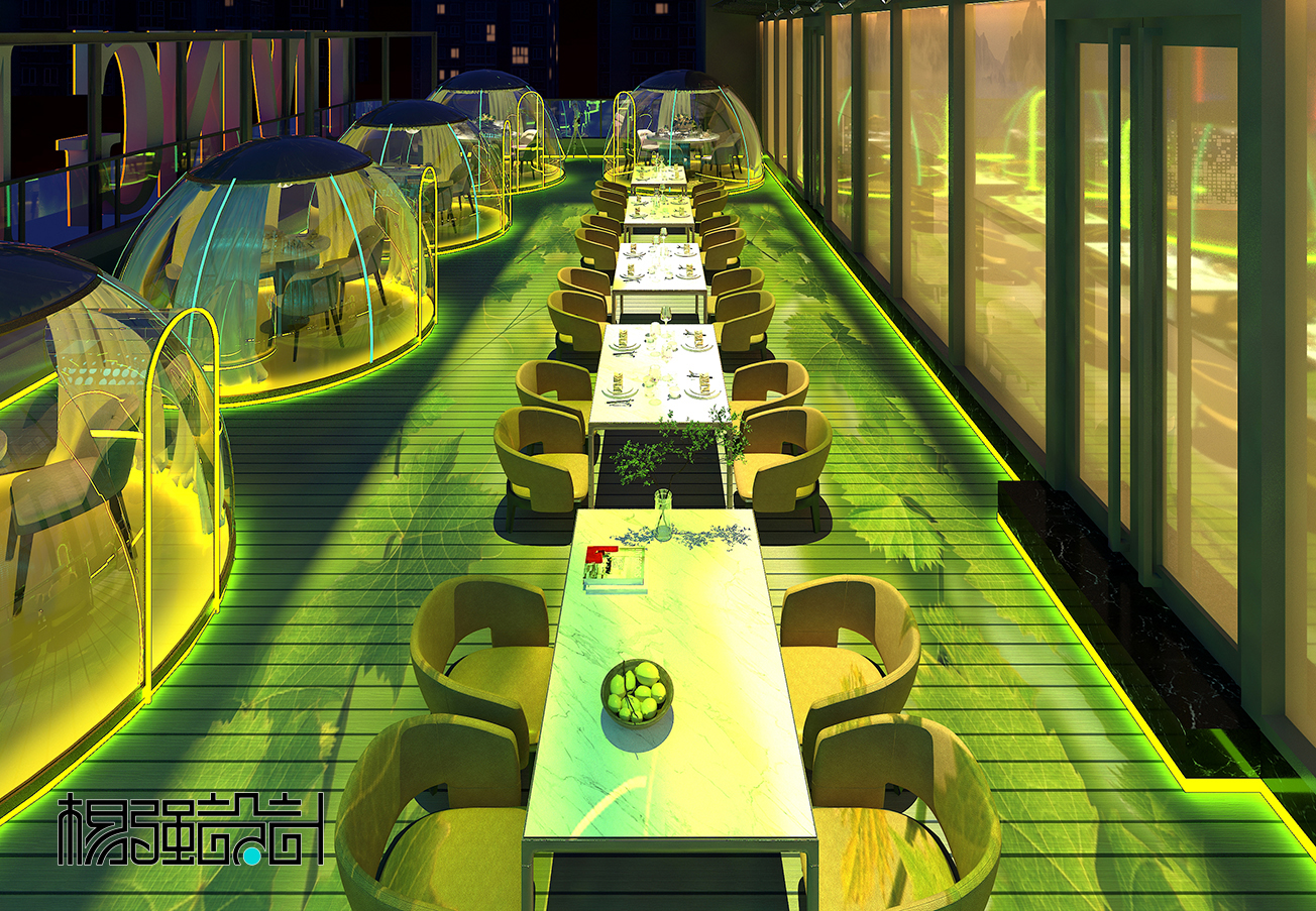 湖南菜馆-商场店设计-17