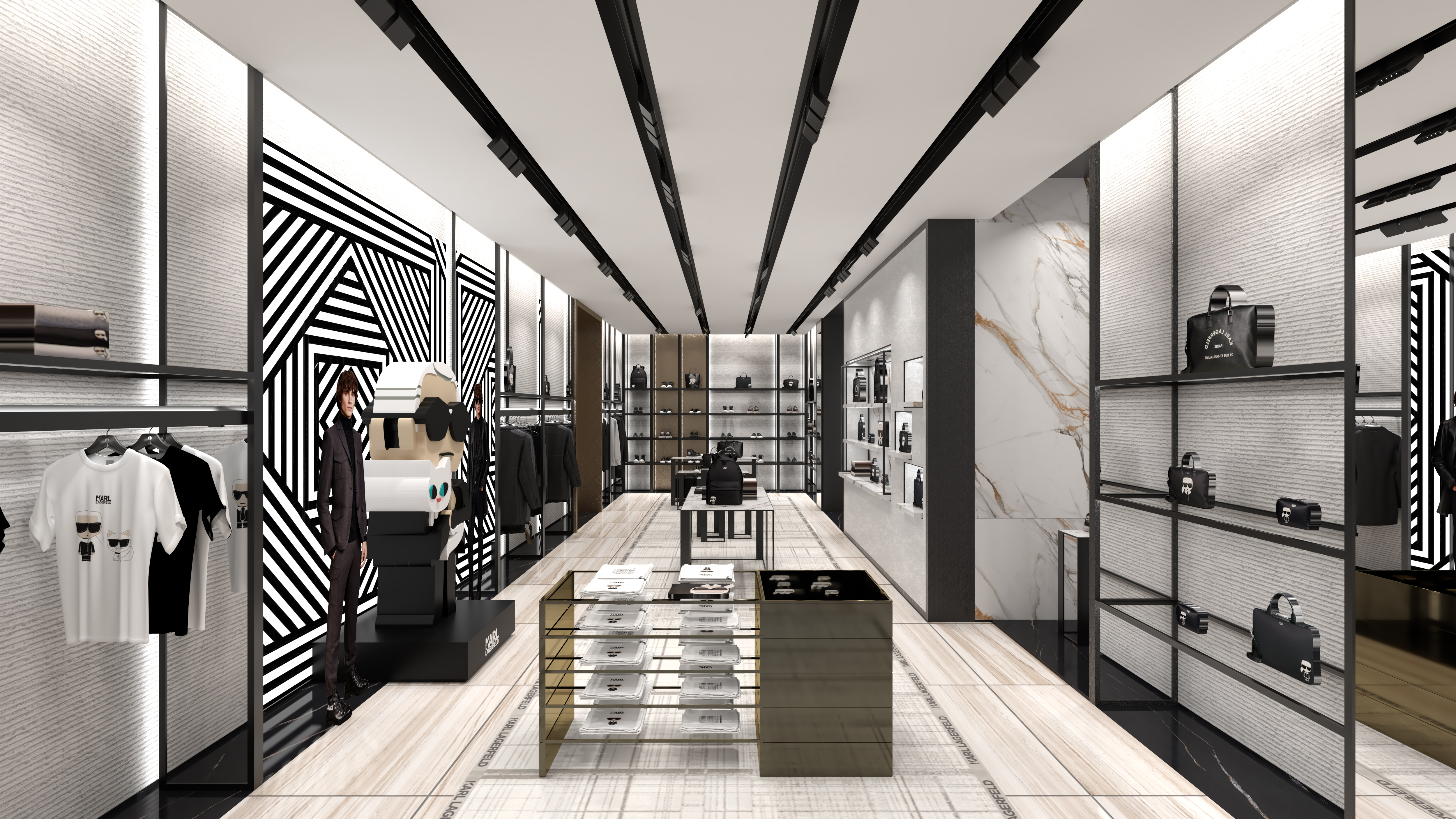 KARL LAGERFELD2020 男装新形象概念店设计方案丨KARL LAGERFELD2020 形象店创作小组-37