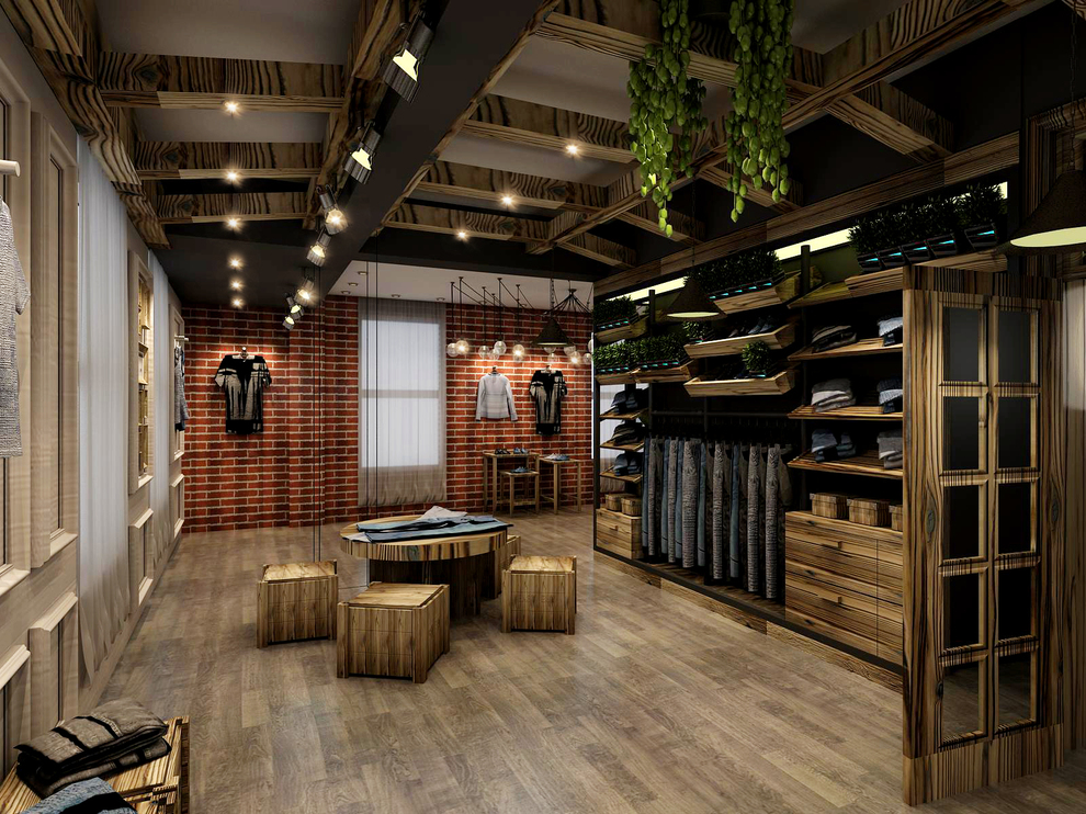 纯朴简约,牛仔服专卖店 单旭作品-3