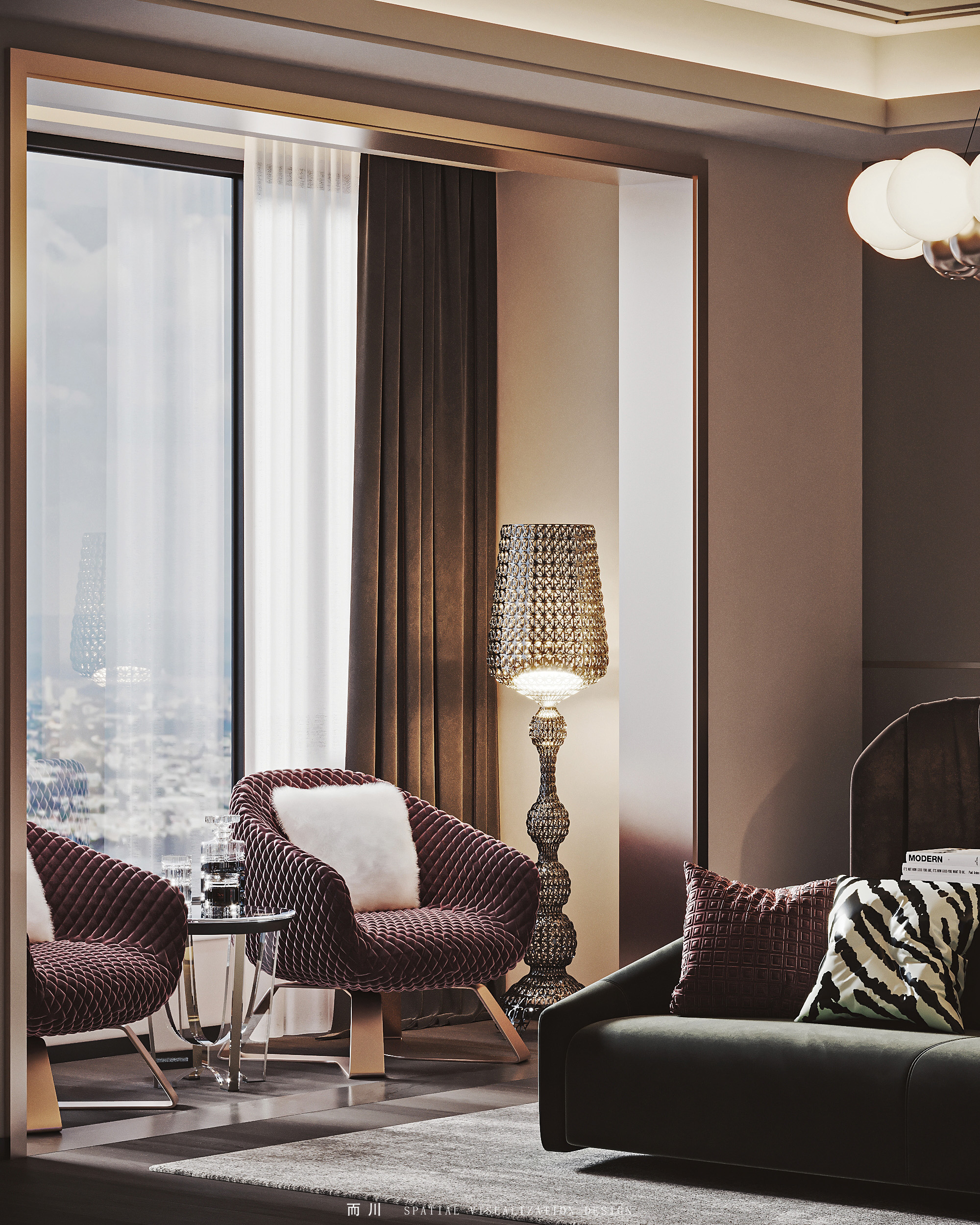 意式轻奢丨而川空间可视化工作室-16