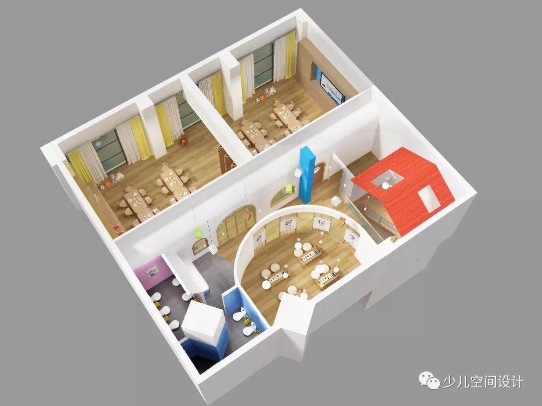 E+kids国际学府，小空间里的大学校 | 集合设计-84