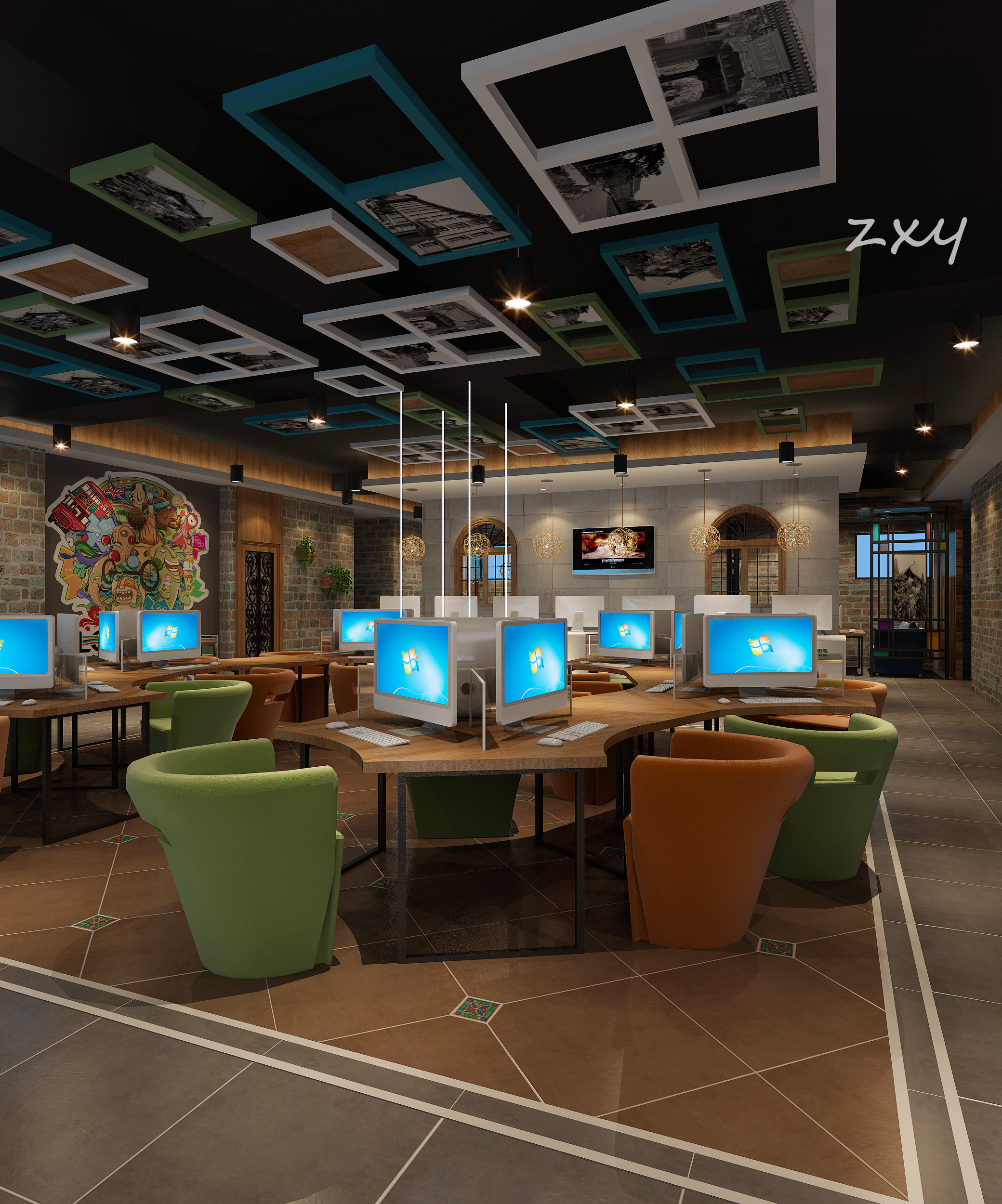 网咖·舒适惬意且浪漫的休憩空间-12