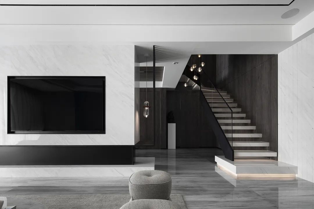 温州悦府 180 方暗黑风格别墅设计丨中国温州丨华派装饰-32